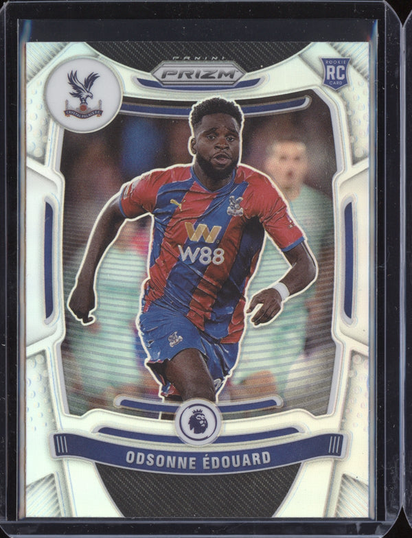 Odsonne Edouard 2021-22 Panini Prizm Premier League Silver Prizm RC