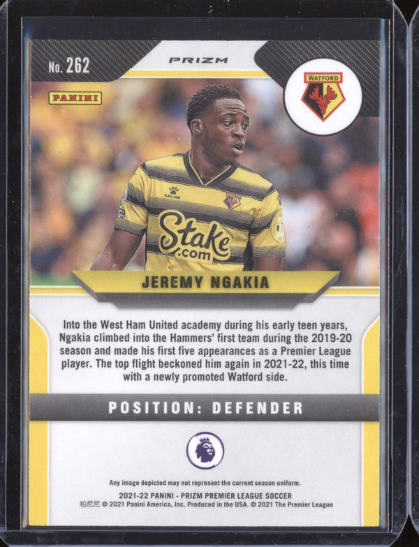 Jeremy Ngakia 2021-22 Panini Prizm Premier League Multicolor Prizm RC