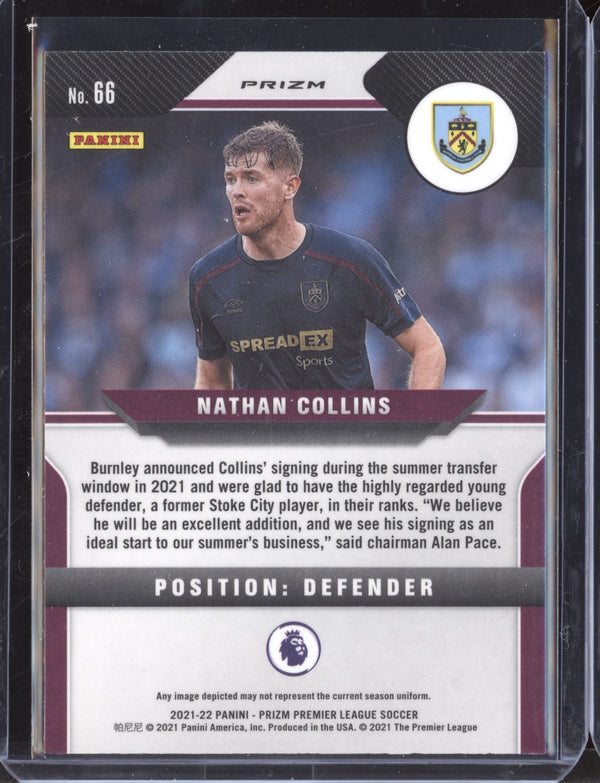 Nathan Collins 2021-22 Panini Prizm Premier League Multicolor Prizm RC