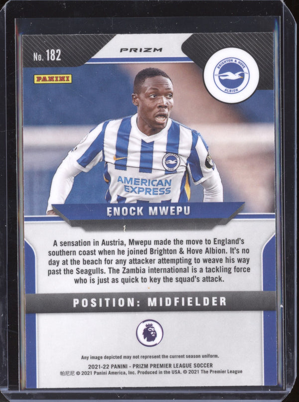 Enock Mewpu 2021-22 Panini Prizm Premier League Multicolor Prizm RC