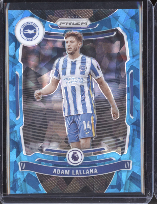Adam Lallana 2021-22 Panini Prizm Premier League Blue Cracked Ice 36/75