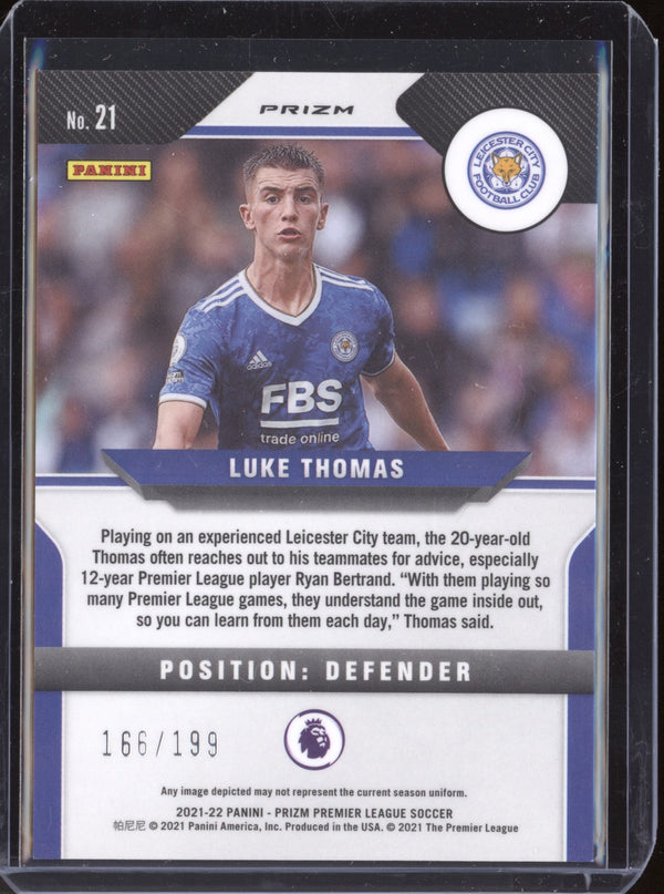 Luke Thomas 2021-22 Panini Prizm Premier League Red Prizm 166/199