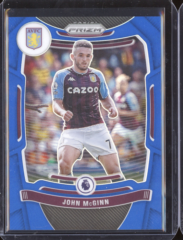 John Mcginn 2021-22 Panini Prizm Premier League Blue Prizm 224/340