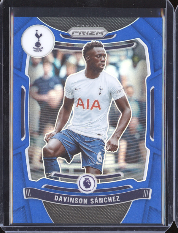 Davinson Sanchez 2021-22 Panini Prizm Premier League Blue Prizm 176/340