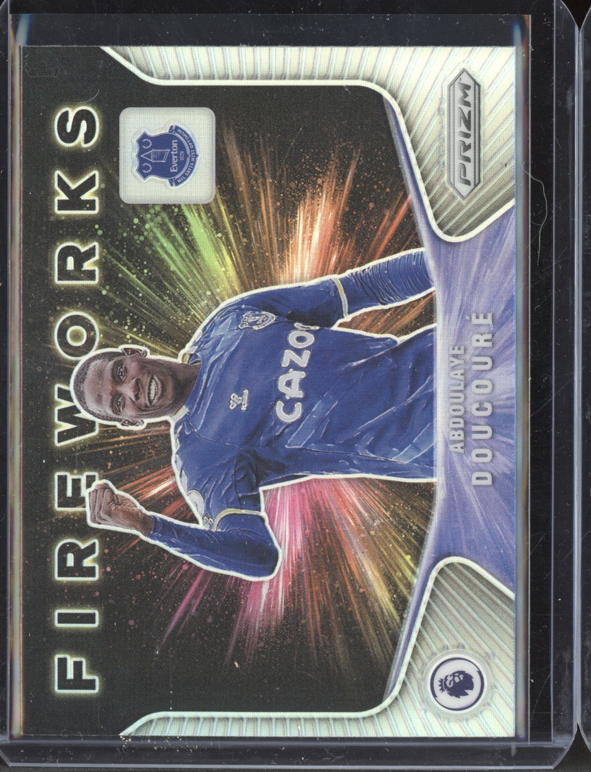 Abdoulaye Doucoure 2021-22 Panini Prizm Premier League Silver Fireworks