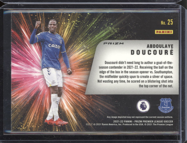 Abdoulaye Doucoure 2021-22 Panini Prizm Premier League Silver Fireworks