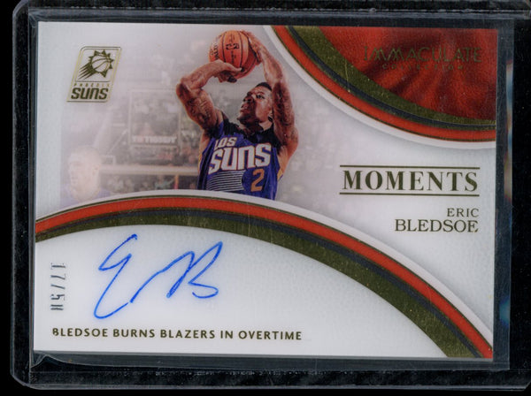 Eric Bledsoe 2016-17 Panini Immaculate Moments Auto 17/50