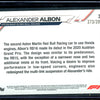 Alexander Albon  2020 Topps F1 Chrome Purple Refractor RC 373/399