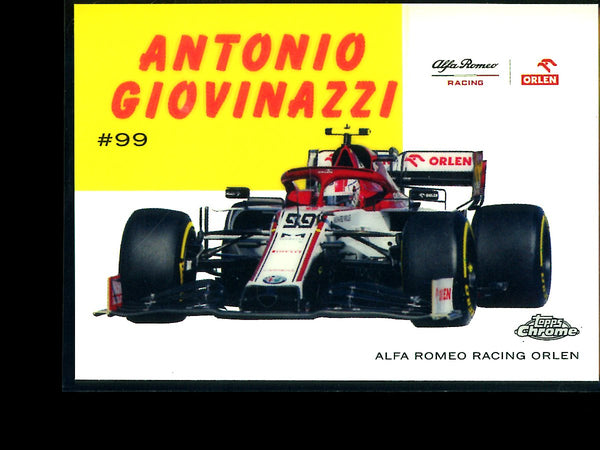 Antonio Giovinazzi 2020 Topps F1 Chrome 1954 World On Wheels