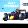 Yuki Tsunoda 2020 Topps F1 Chrome 1954 World On Wheels
