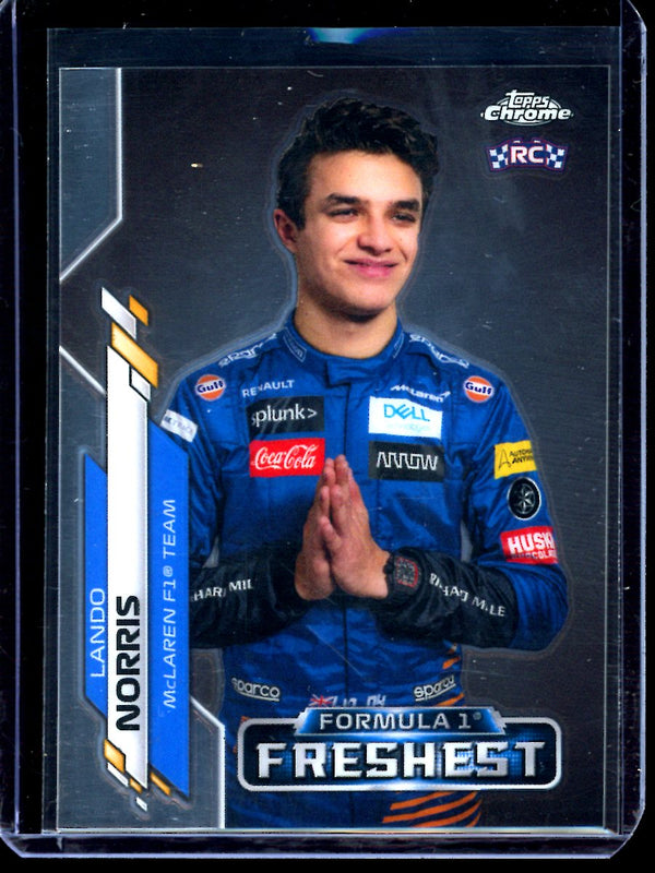 Lando Norris  2020 Topps F1 Chrome Freshest RC