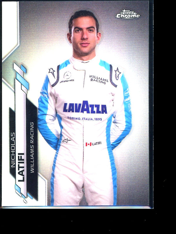 Nicholas Latifi 2020 Topps F1 Chrome Refractor