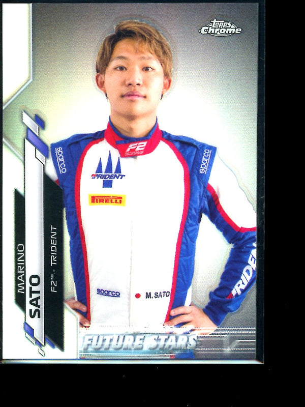 Marino Sato 2020 Topps F1 Chrome Refractor