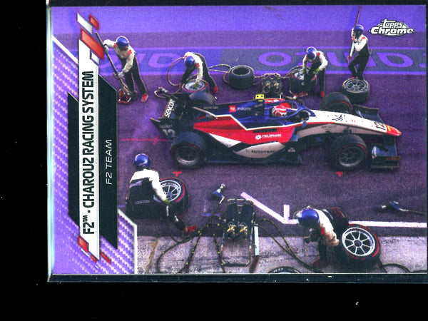 F2 Charouz Racing System 2020 Topps F1 Chrome Purple Refractor 352/399