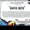 Mick Schumacher 2020 Topps F1 Chrome Track Tags