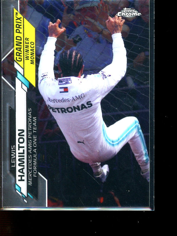 Lewis Hamilton 2020 Topps F1 Chrome Grand Prix Winner Monaco