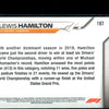 Lewis Hamilton 2020 Topps F1 Chrome Award Winner World Drivers Champion