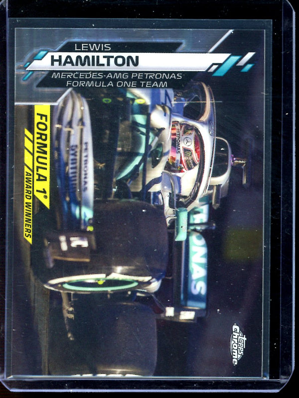 Lewis Hamilton 2020 Topps F1 Chrome Award Winner DHL Fastest Lap