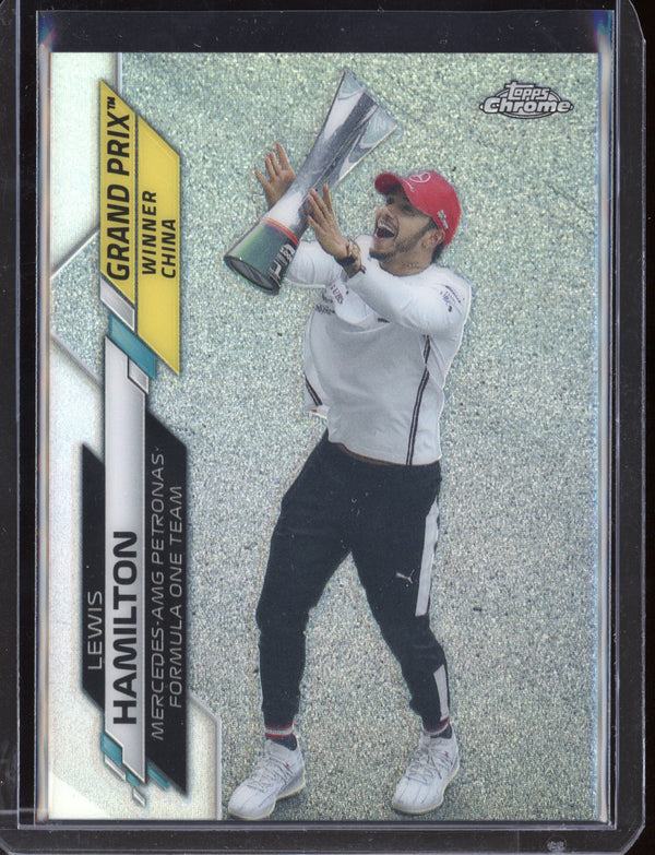 Lewis Hamilton 2020 Topps Chrome Refractor