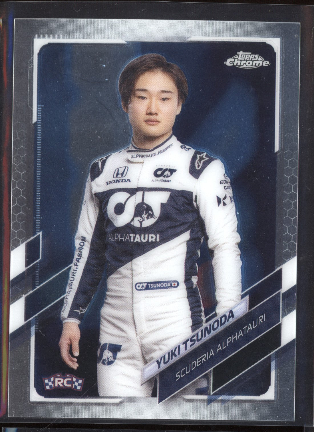 Yuki Tsunoda 2021 Topps Chrome Formula One RC