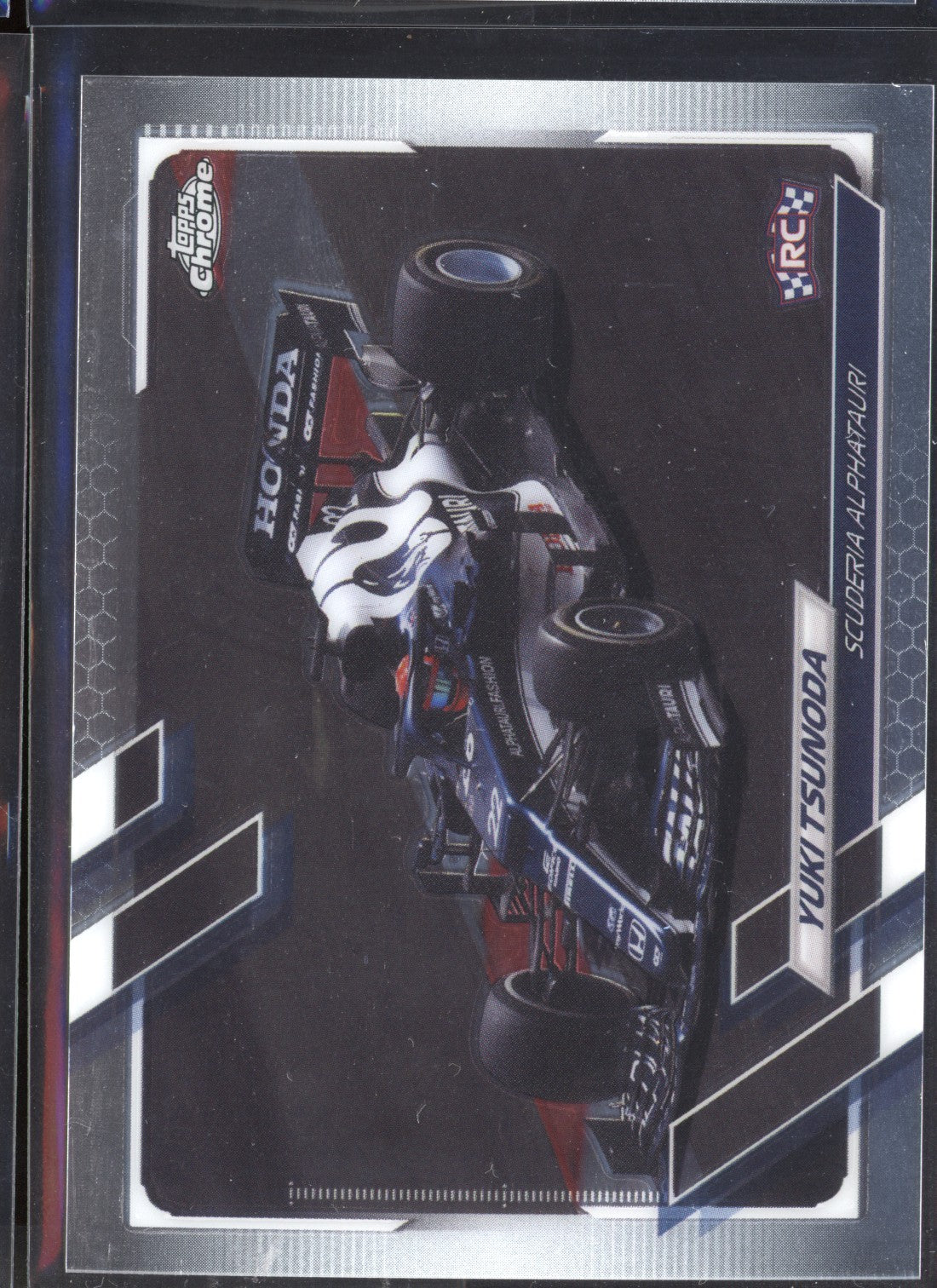 Yuki Tsunoda 2021 Topps Chrome Formula One RC