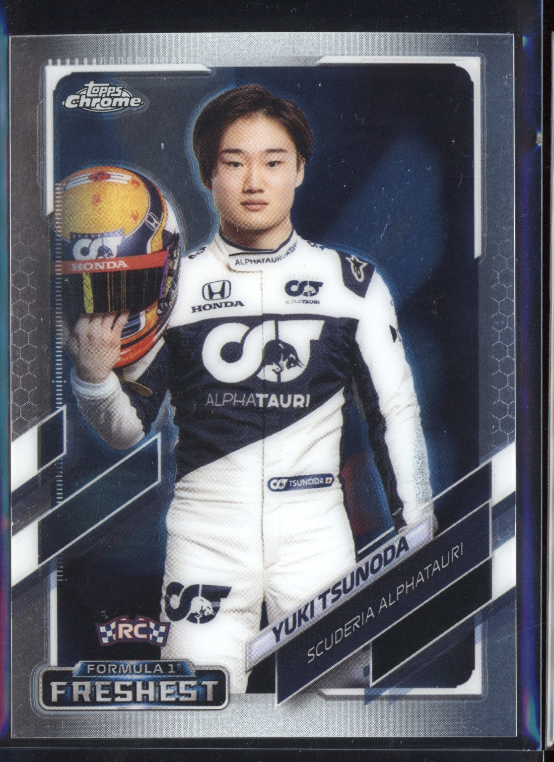 Yuki Tsunoda 2021 Topps Chrome Formula One RC