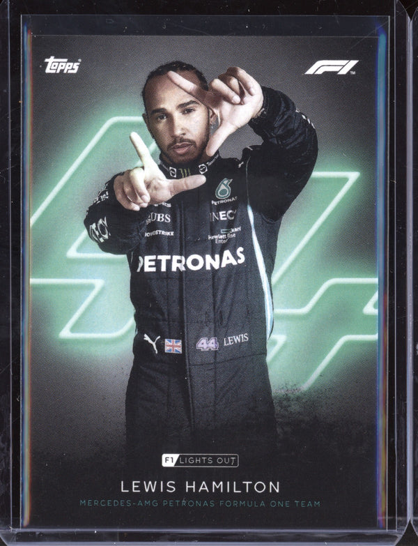 Lewis Hamilton 2021 Topps Lights Out