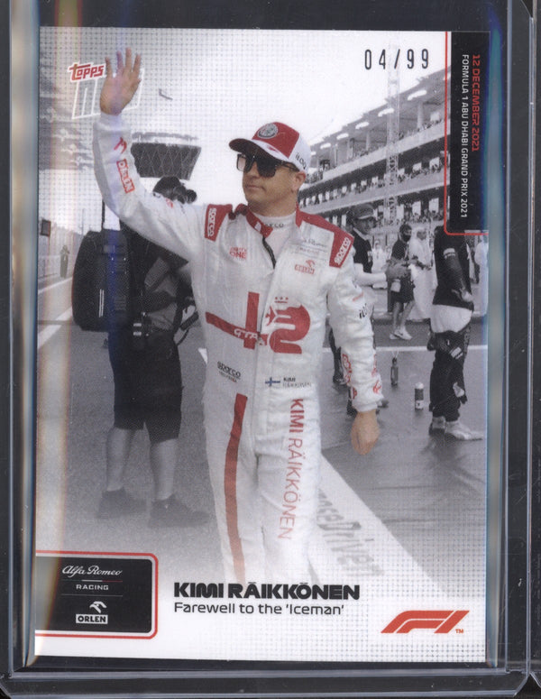 Kimi Raikkonen 2021 Topps Now 4/99