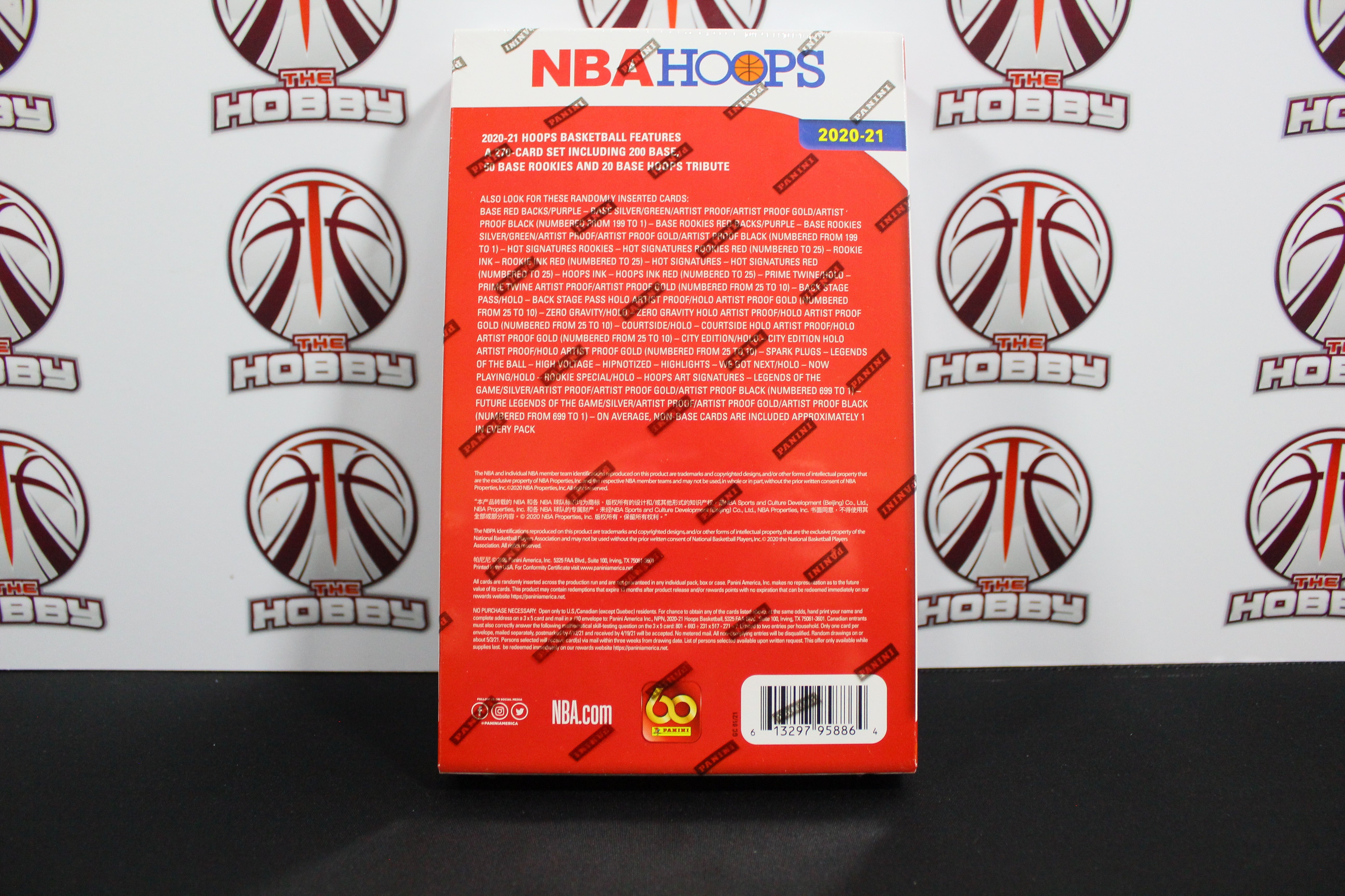 2020/21 Panini NBA Hoops Basketball Hobby Box