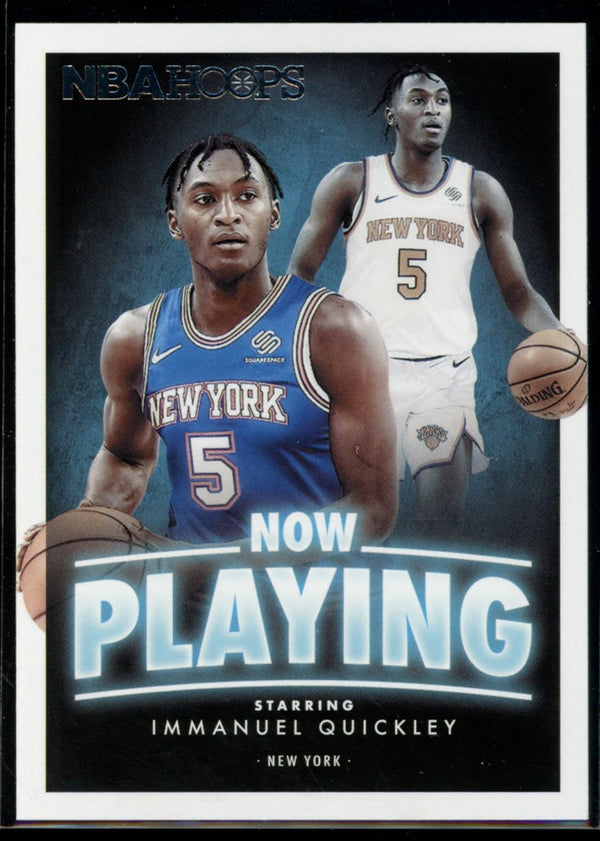 Immanuel Quickley 2020-21 Panini Hoops Now Playing RC