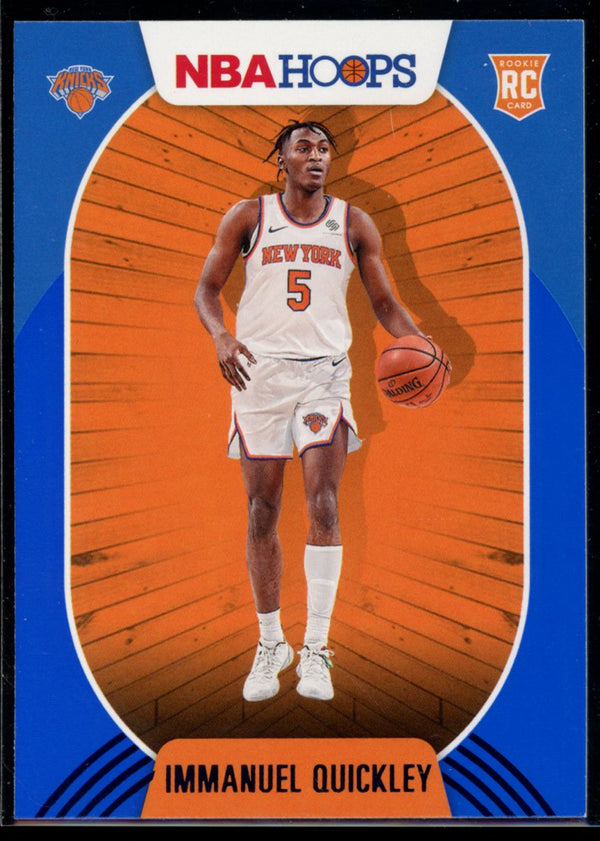 Immanuel Quickley 2020-21 Panini Hoops Blue RC