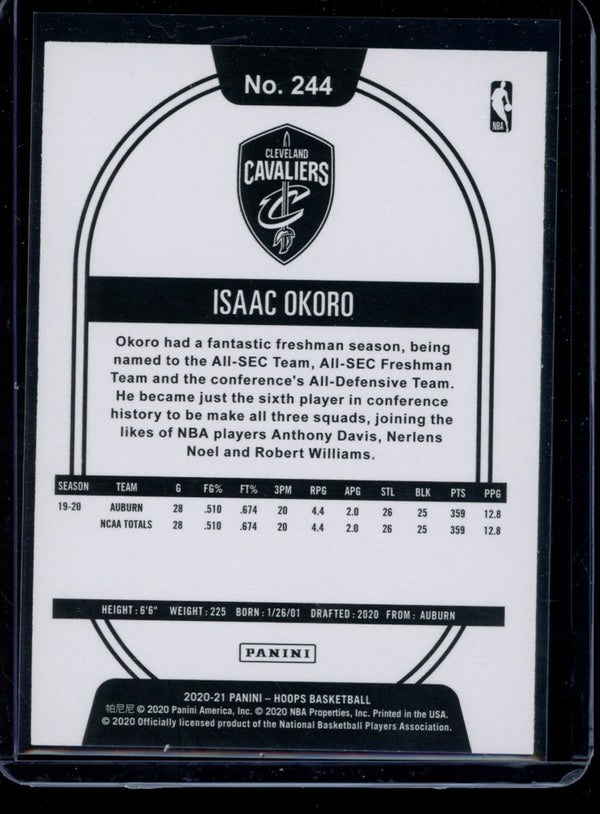 Isaac Okoro 2020-21 Panini Hoops RC