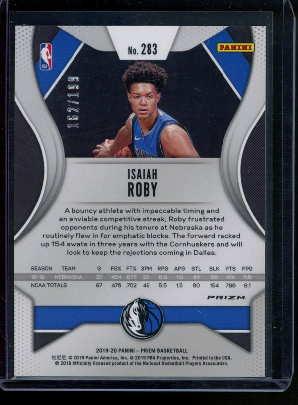 Isaiah Roby 2019-20 Panini Prizm Blue Prizm RC 162/199