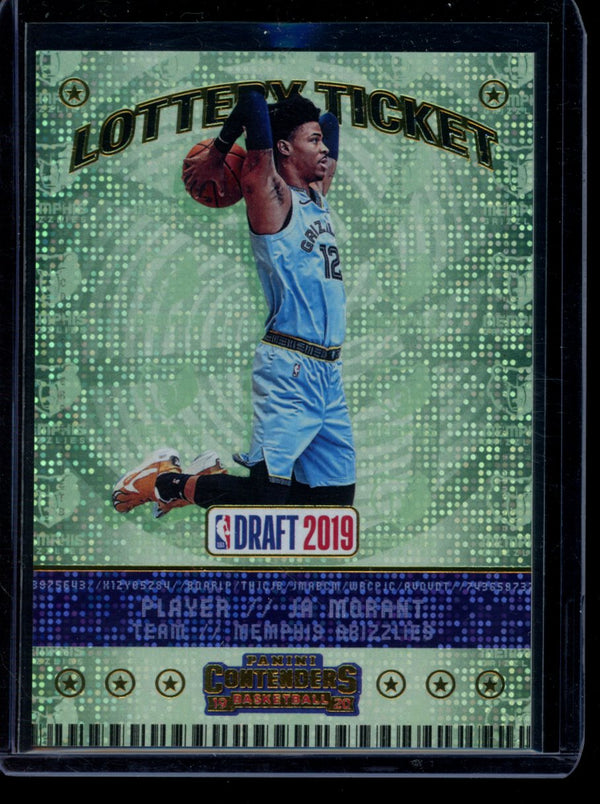 Ja Morant 2019-20 Panini Contenders Lottery Ticket RC