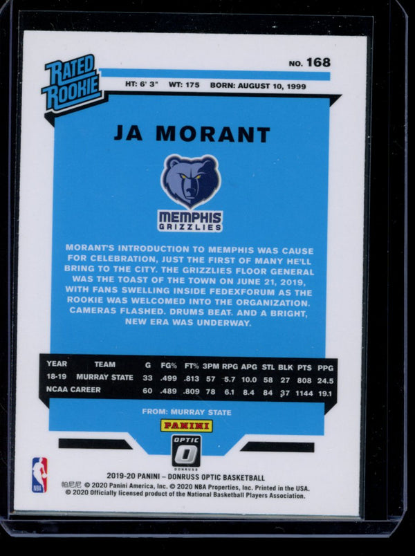 Ja Morant 2019-20 Panini Optic RC