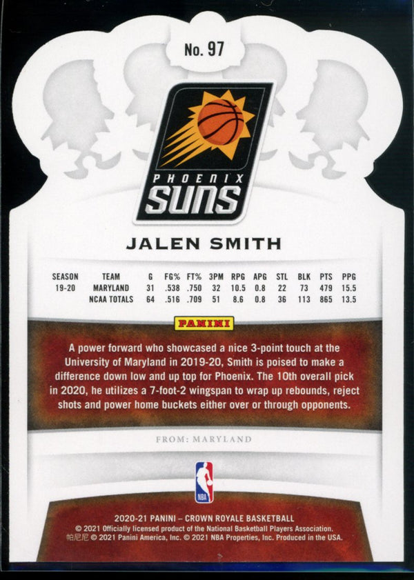 Jalen Smith  2020-21 Panini Crown Royale RC