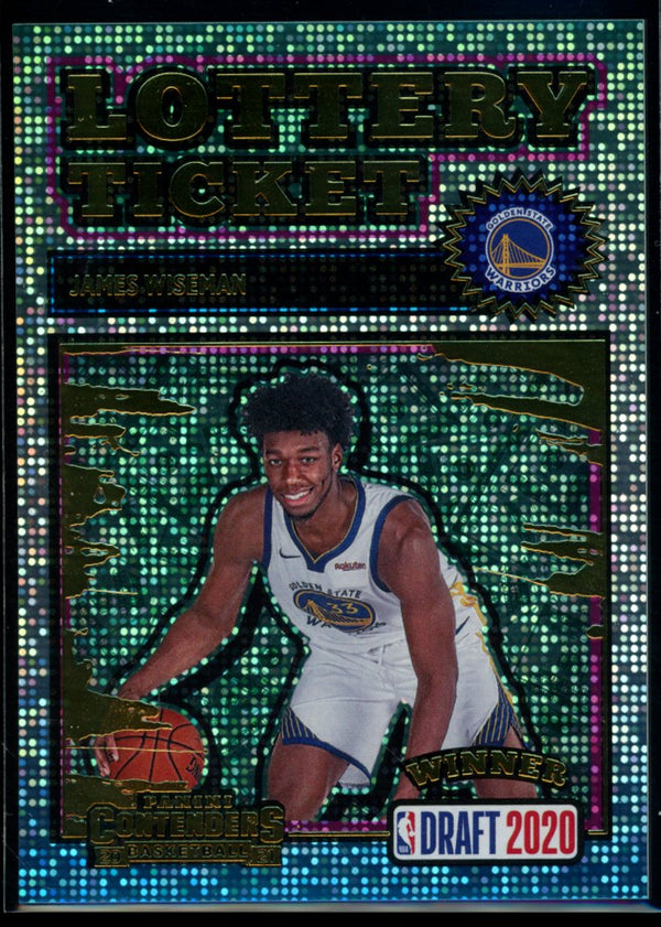 James Wiseman 2020-21 Panini Contenders Lottery Ticket RC