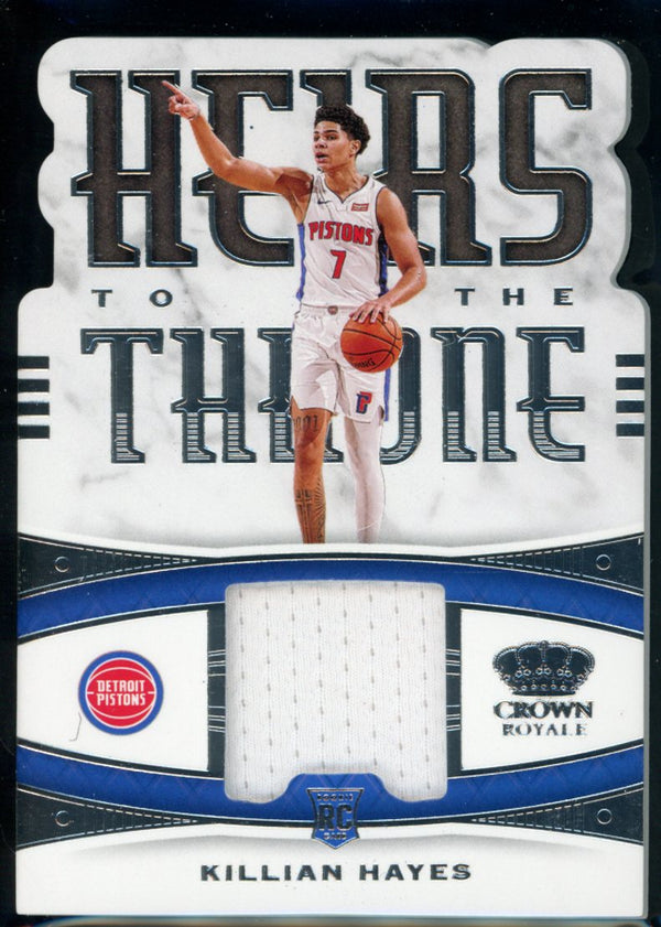 Killian Hayes 2020-21 Panini Crown Royale Heirs to the Throne RC