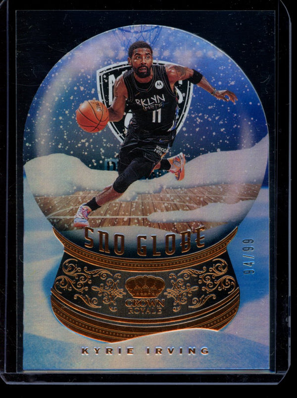 Kyrie Irving 2020-21 Panini Crown Royale Snow Globe 94/99