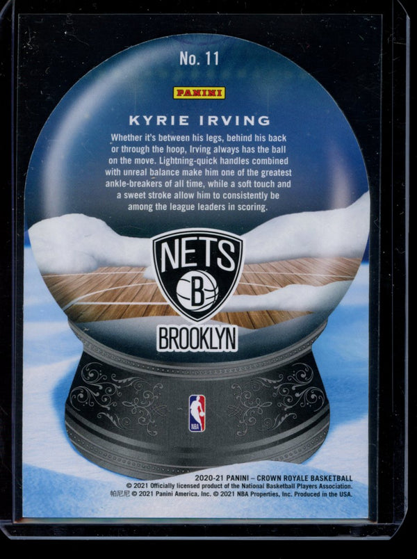 Kyrie Irving 2020-21 Panini Crown Royale Snow Globe 94/99