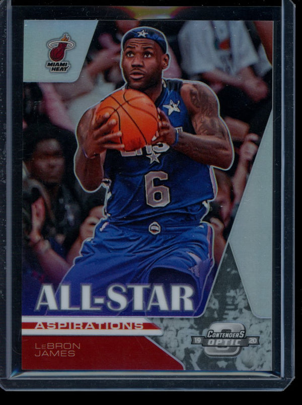 Lebron James  2019-20 Panini Contenders Optic Silver All Star Aspirations