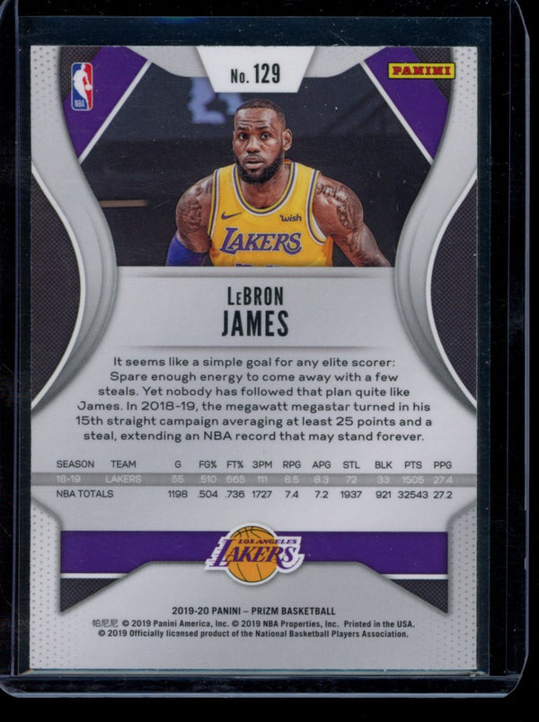 Lebron James  2019-20 Panini Prizm