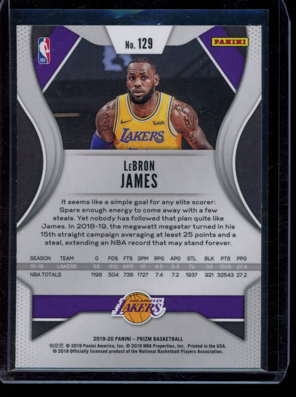 Lebron James  2019-20 Panini Prizm