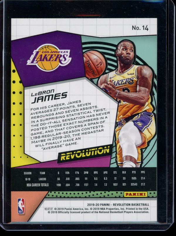 Lebron James  2019-20 Panini Revolution