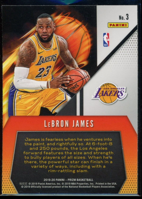 Lebron James  2019-20 Panini Prizm Fearless