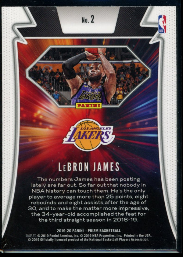 Lebron James  2019-20 Panini Prizm Far Out