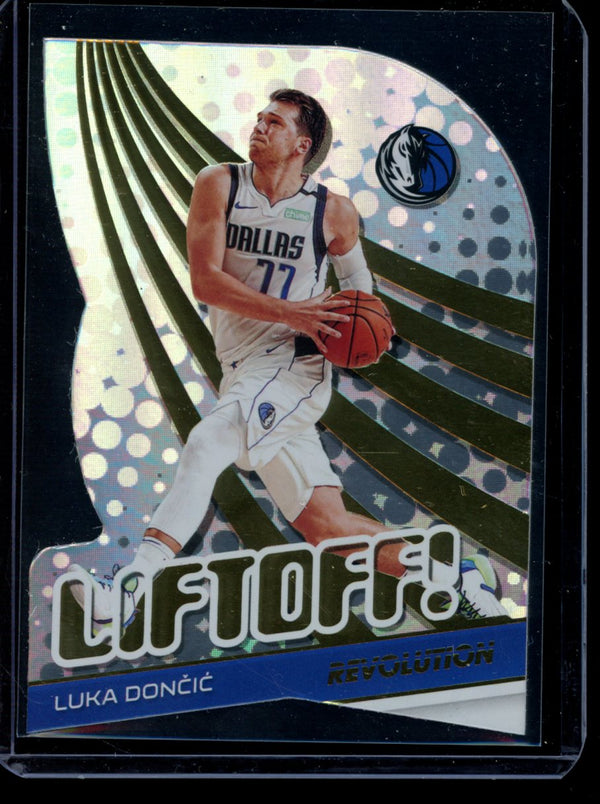 Luka Doncic 2020-21 Panini Revolution Liftoff Diecut