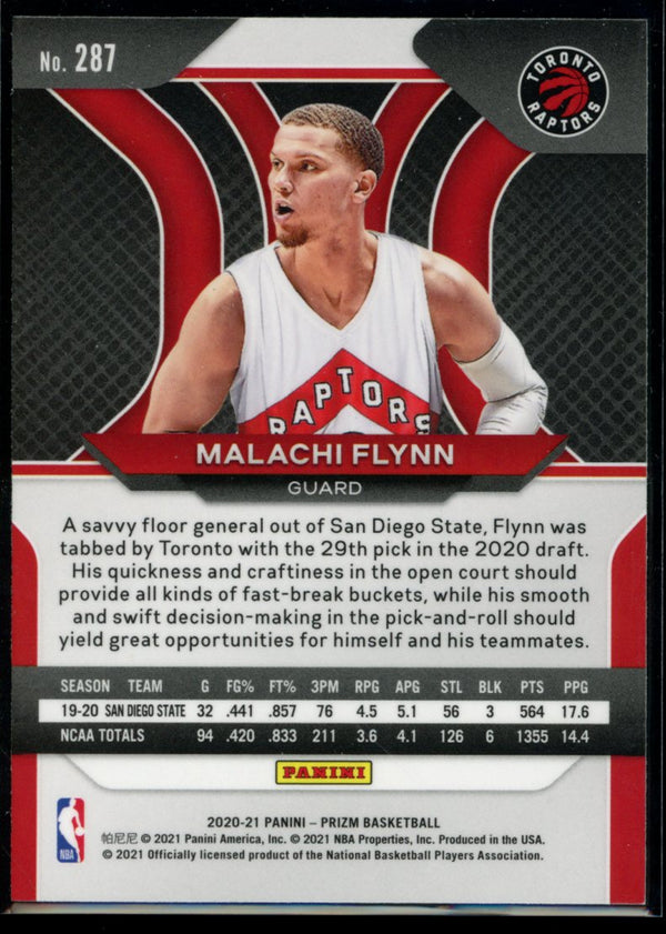 Malachi Flynn 2020-21 Panini Prizm RC