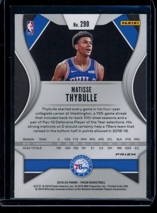 Matisse Thybulle 2019-20 Panini Prizm Red Wave RC