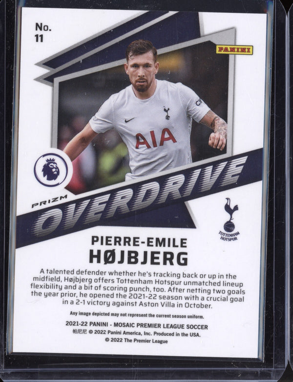 Pierre-Emile Hojbjerg 2021-22 Panini Mosaic PL Overdrive